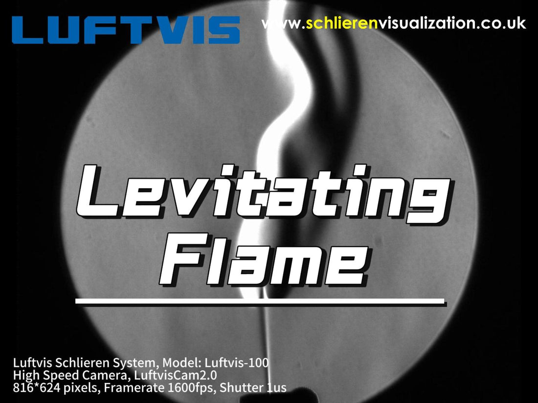 Schlieren is used to understand the magical levitating flame