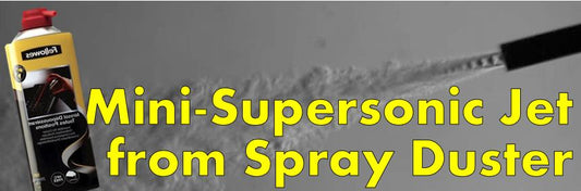 Schlieren Visualization | Jet | Mini-Supersonic Jet from Air Duster