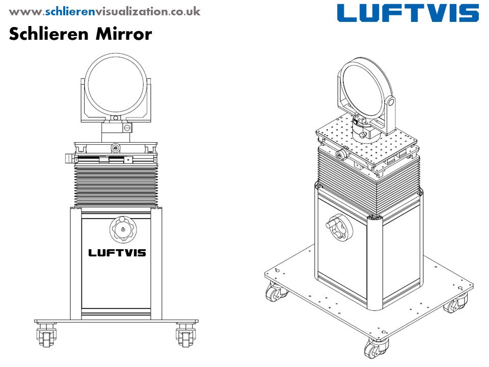 Z-Type Schlieren System - Luftvis-4D-Pro