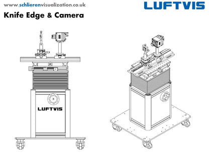 Luftvis-4D-Pro | Z-Type Schlieren System | Free Standing Schlieren System